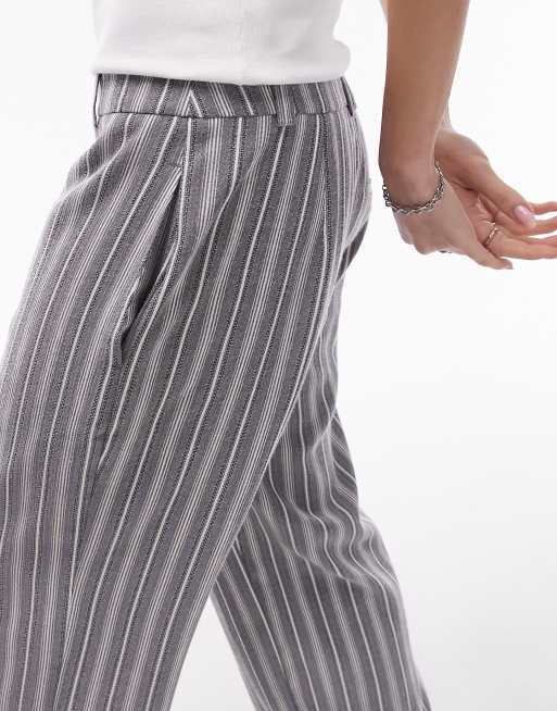 Topshop – Spodnie z niskim stanem w kolorowe paski, 3 z 5