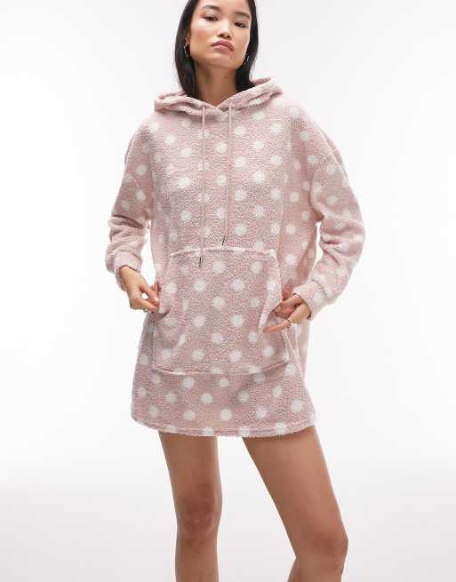 Topshop on sale pink fleece