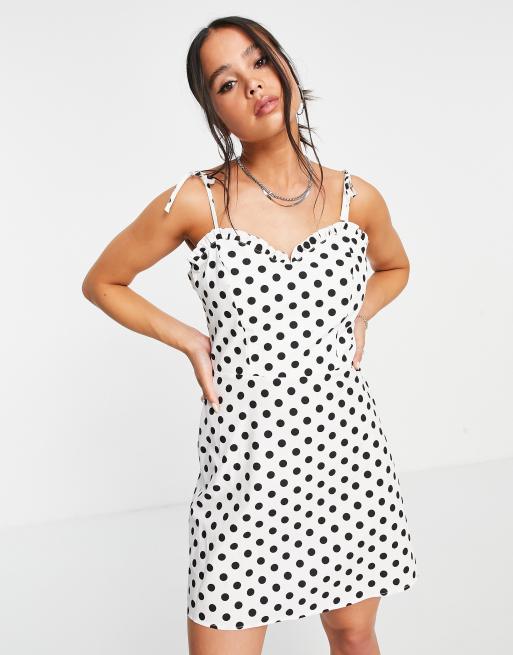 Topshop monochrome 2025 spot dress