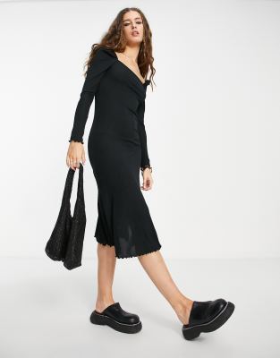 Robe Cocktail Topshop Noir Asymétrique Avec Découpes - Taille 6, Neuve Avec étiquette, Manches Sans Manches