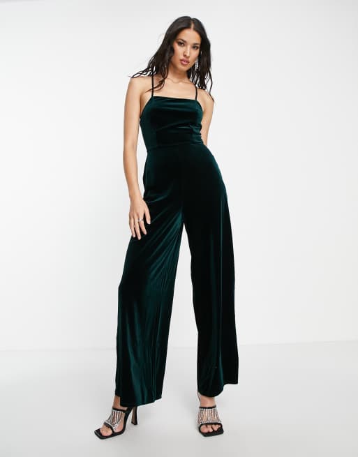 Velvet store jumpsuit topshop