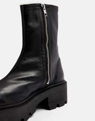 ayla black leather chunky sock boots Odak Güvenlik ve İletişim