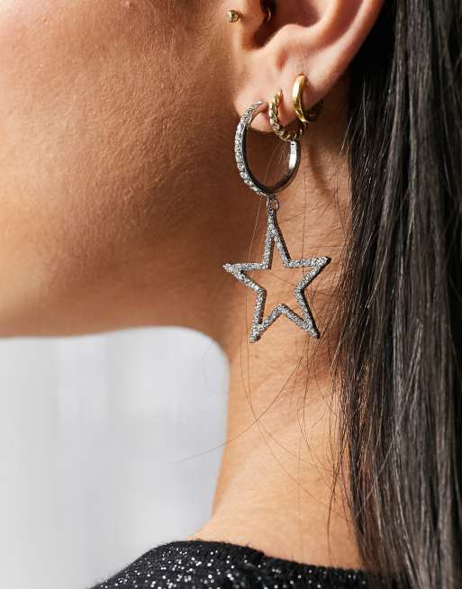 Topshop star deals earrings