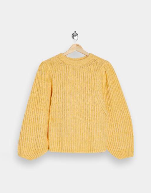 Topshop shop mustard jumper