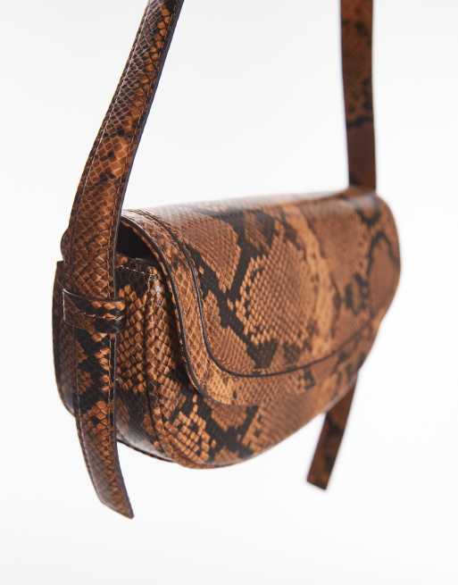 Topshop snake print bag hotsell