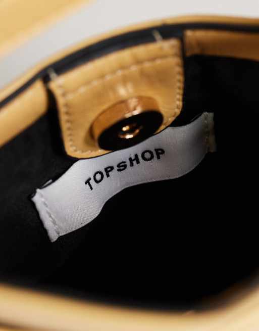 Topshop - Stella - Bolso de mano pequeño amarillo pastel, 2 de 4