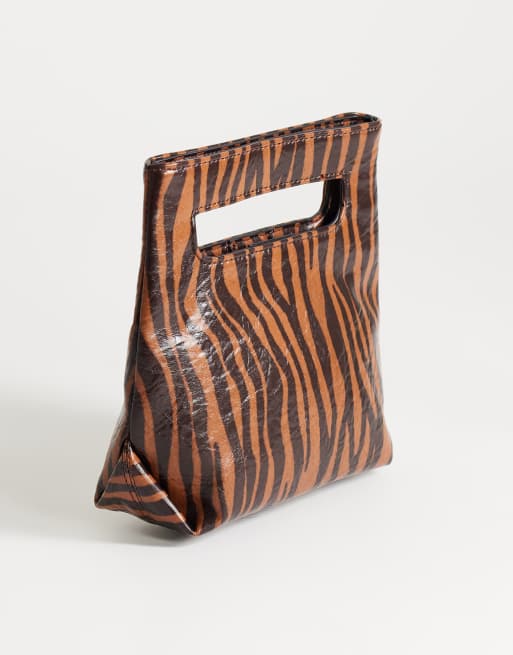 Topshop Stella borsa a mano con stampa tiger, 3 di 4