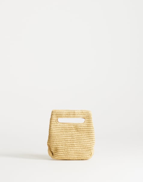 Topshop Stella kleine Handtasche aus Stroh - view 1