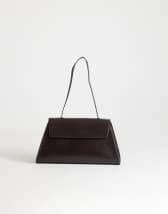 Topshop Stevey shoulder bag in chocolate