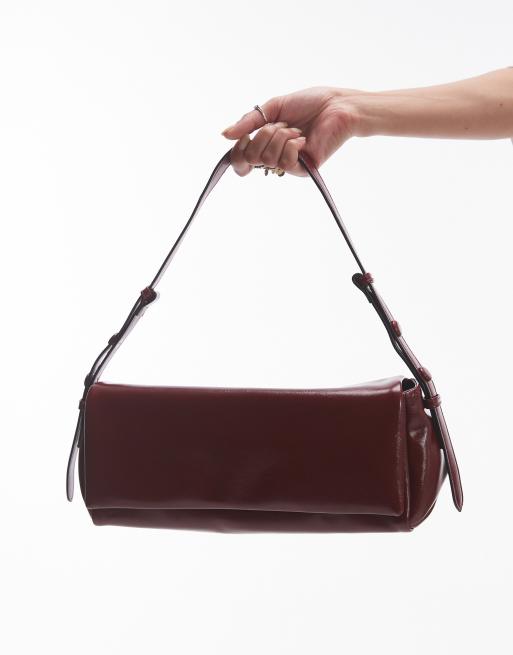 Topshop - Stevie - Sac porté épaule structuré - Bordeaux, 2 de 4