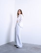 Topshop straight leg jogger in ash grey