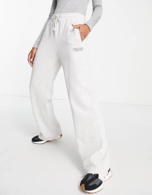 Topshop straight leg jogger in grey - ASOS Price Checker