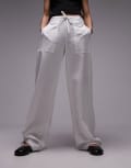 [Topshop] Topshop straight leg linen pants in white 6 WHITE