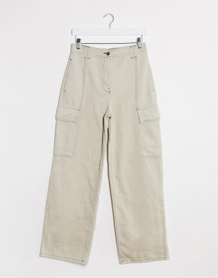 straight leg utility pants