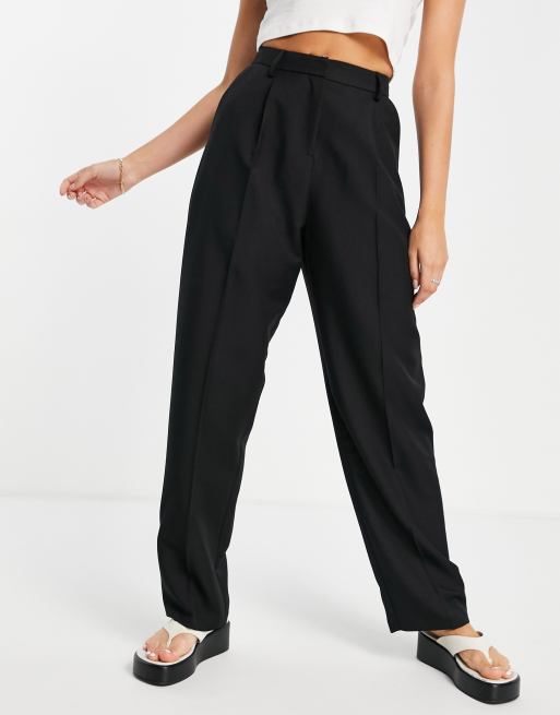 Black peg 2025 leg trousers