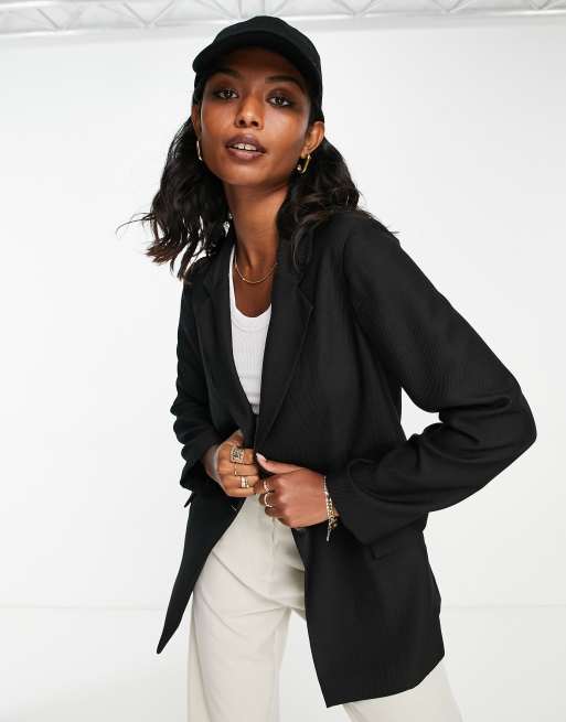 Black hotsell twill blazer