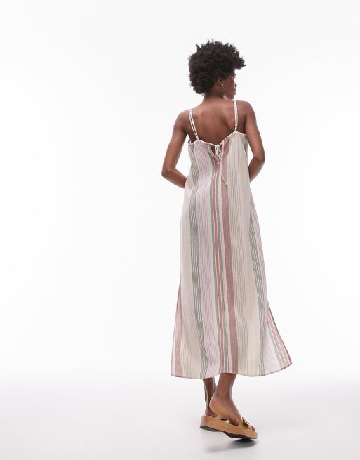 strappy beach dress Green Crochet Strappy Beach Maxi Dress