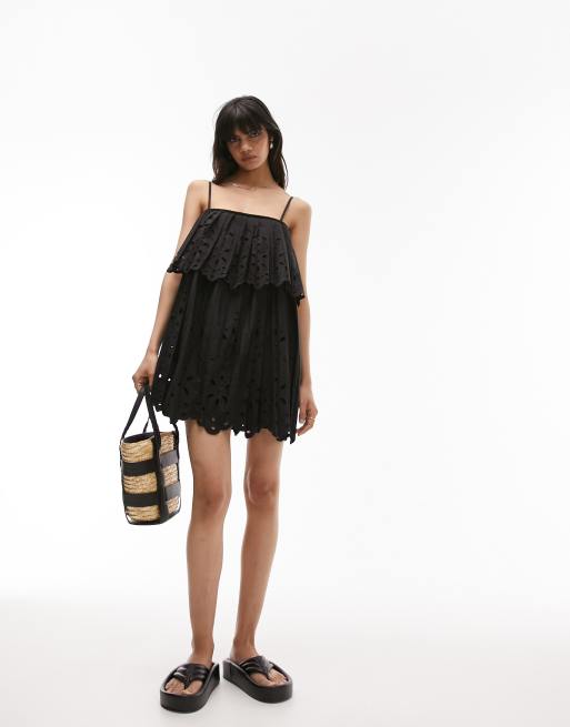 Topshop pleated outlet dress