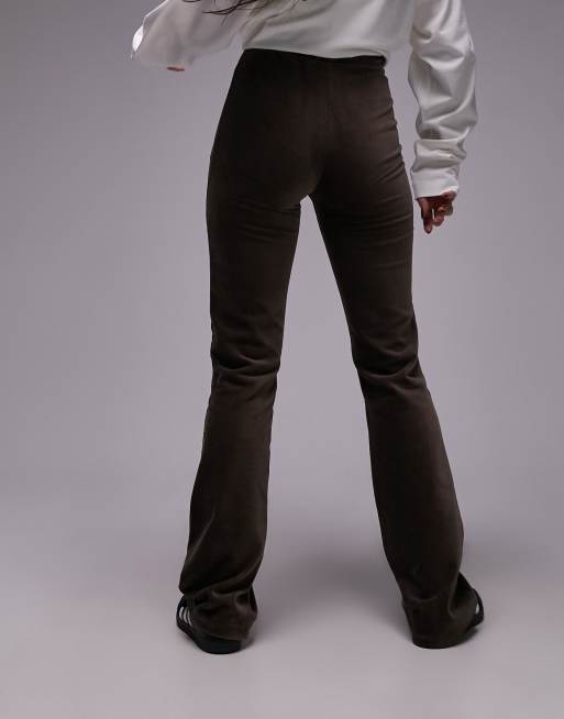 Topshop velvet trousers sales