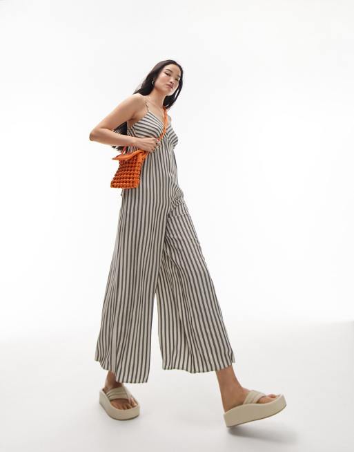 Topshop store pinstripe jumpsuit