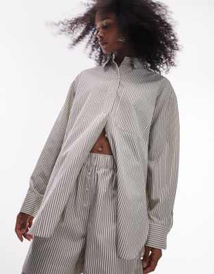 Topshop premium graphic Bordeaux 1973 super oversized tee in white