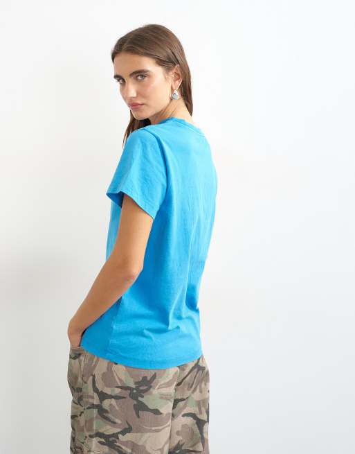 Topshop - Sun Club - T-shirt oversize à imprimé graphique - Crème, 2 de 4