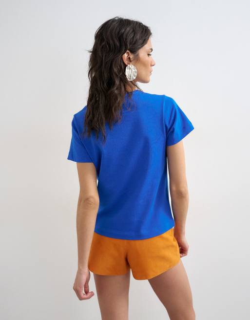 Topshop 'Sundowners' graphic tee in blue, 2 of 4