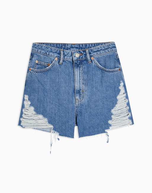 Super store ripped shorts