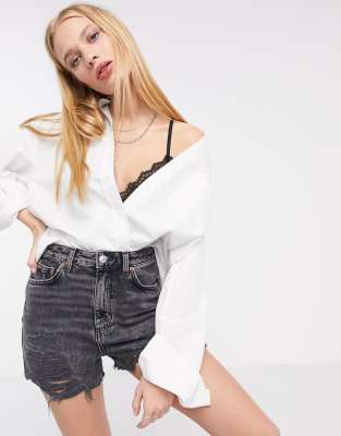 topshop jean shorts