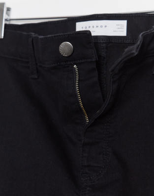 black ripped chinos