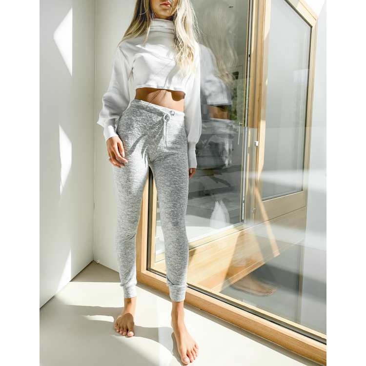 Grey joggers womens topshop hot sale