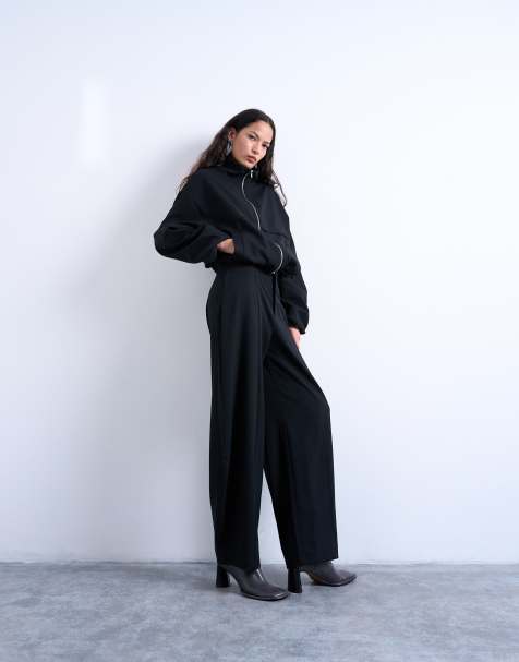 Topshop – Svarta barrelbyxor, del av set - view 1