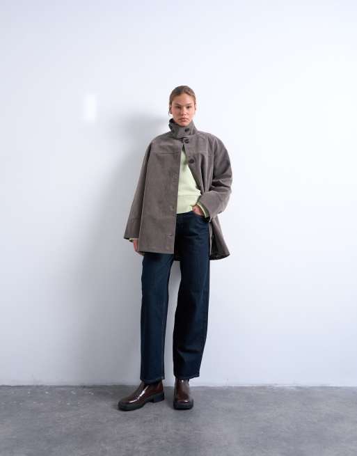 Topshop - Sweat oversize en tissu épais de qualité supérieure - Vert clair, 2 de 4
