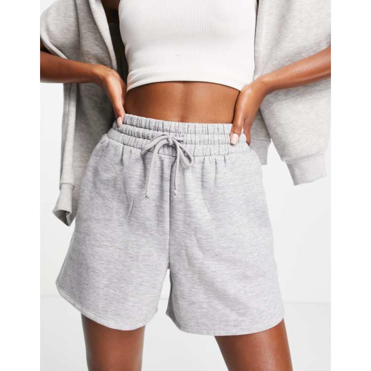 Womens gray sweat online shorts