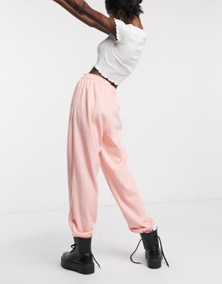 topshop pink joggers