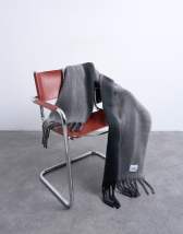 Topshop Sydney blanket scarf in grey