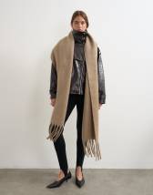 Topshop Sydney blanket scarf in mink