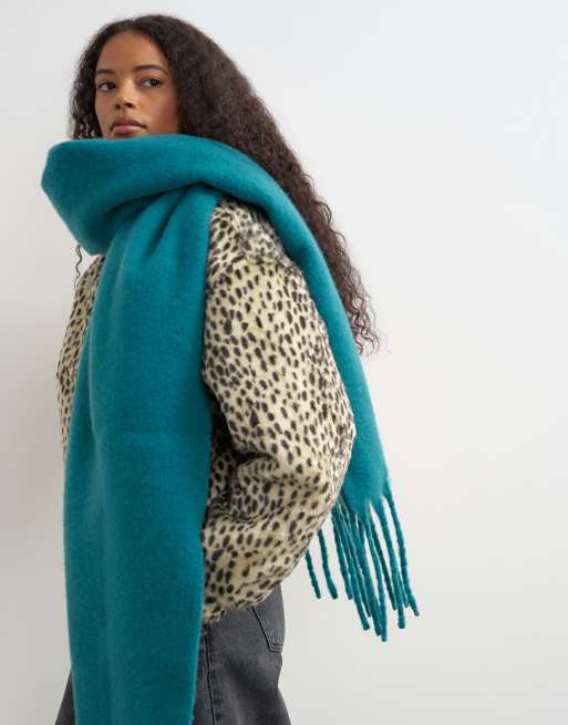 Topshop Sydney Deckenschal in Petrol, 2 von 3