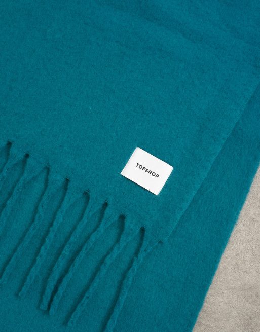 Topshop Sydney Deckenschal in Petrol, 3 von 3