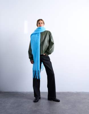 Sydney - Écharpe style couverture - Bleu One Size