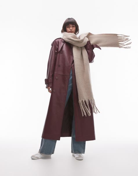 Topshop - Sydney - Tæppetørklæde i taupe - view 1