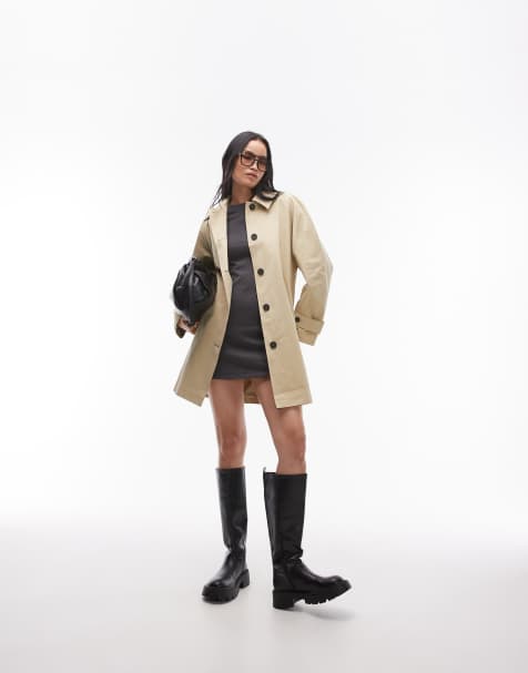 Topshop – Szarobeżowy prochowiec - view 1