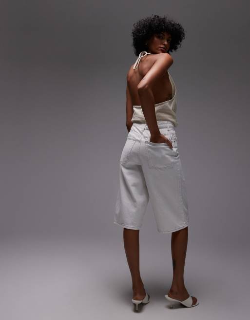 Topshop – Szorty jeansowe w kolorze kości, 2 z 5