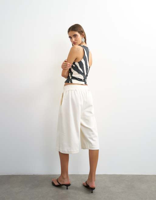 Topshop szorty kąpielowe w kolorze ivory, 3 z 5