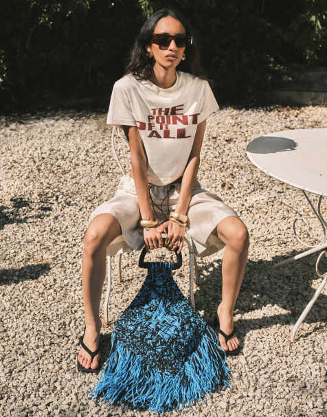 Topshop - T-shirt à motif The Point Of It All - Babeurre - view 1