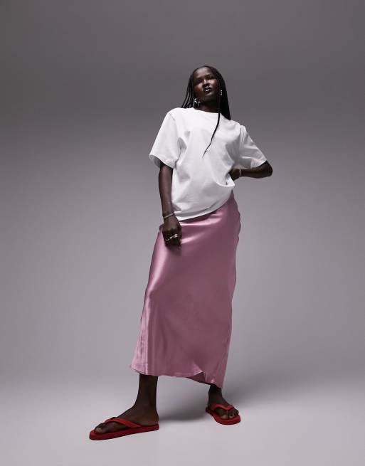 Topshop - T-shirt basique à manches courtes de qualité supérieure - Blanc, 4 de 4