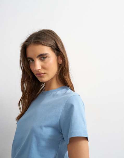 Topshop - T-shirt classica blu - view 1