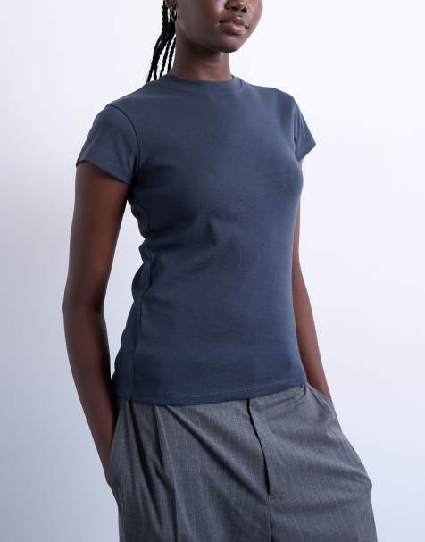 Topshop - T-shirt classique - Ardoise - view 1