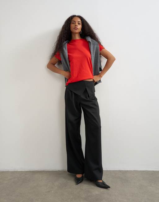 Topshop t-shirt classique rouge, 2 de 4
