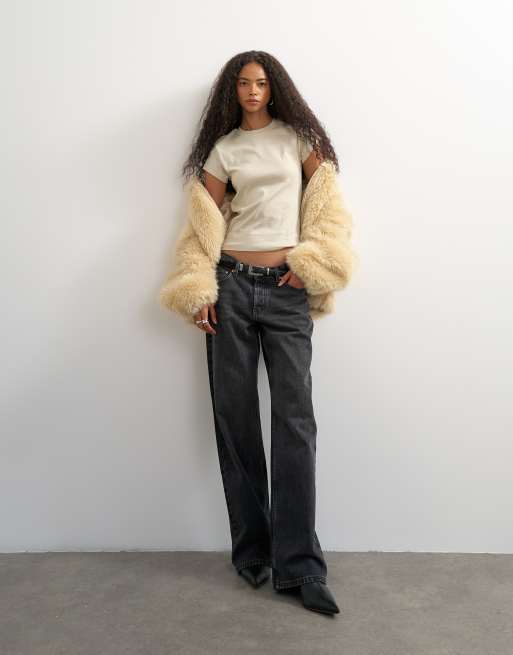 Topshop - T-shirt color pietra per tutti i giorni, 2 di 4